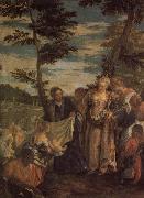 VERONESE (Paolo Caliari) Moses Saved from the Waters of the Nile France oil painting artist